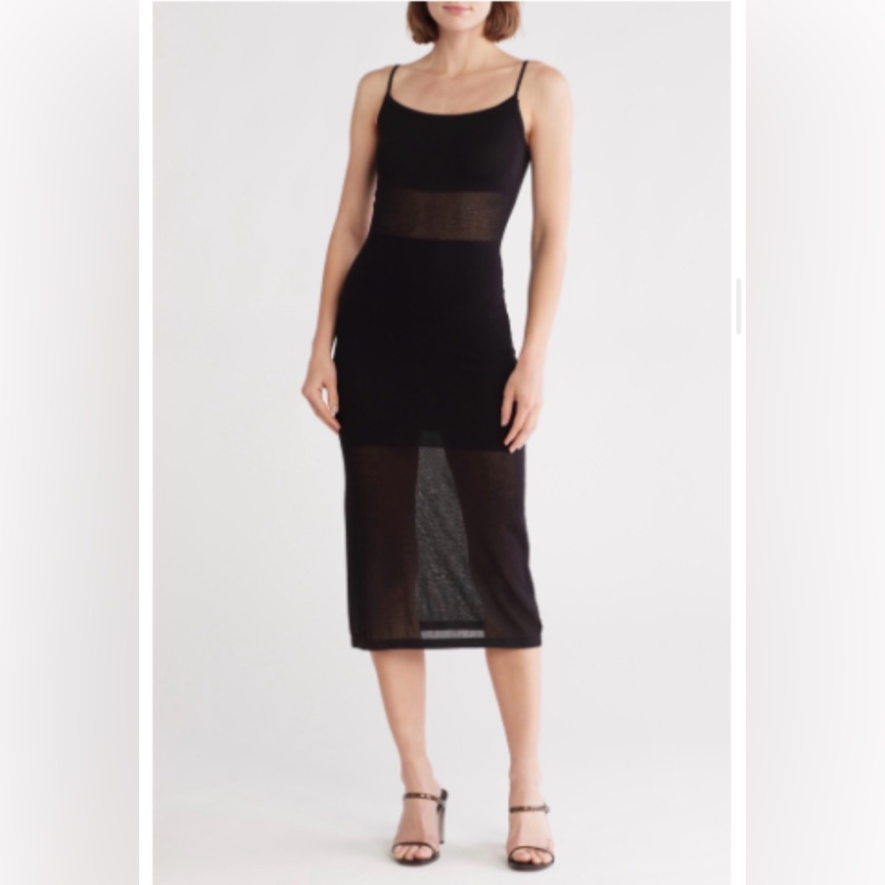 Lush Black Sleeveless Maxi Dress